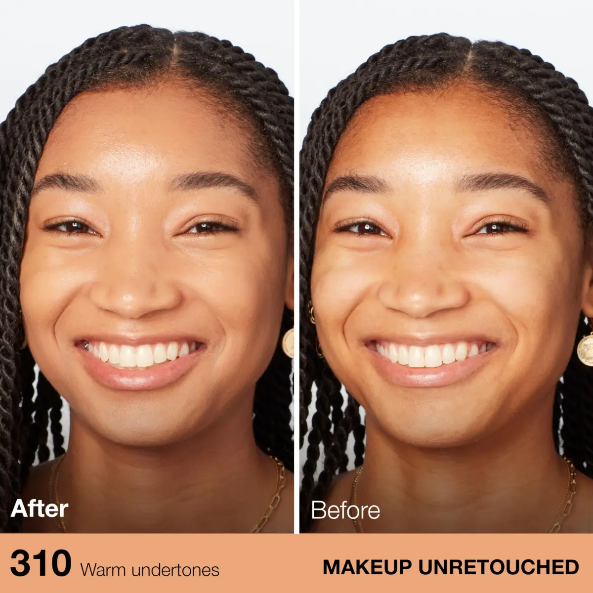 Maybelline Fit Me Dewy + Smooth Foundation - Sun Beige 310, 29.57ml | Hydrating Luminous Finish - view 3