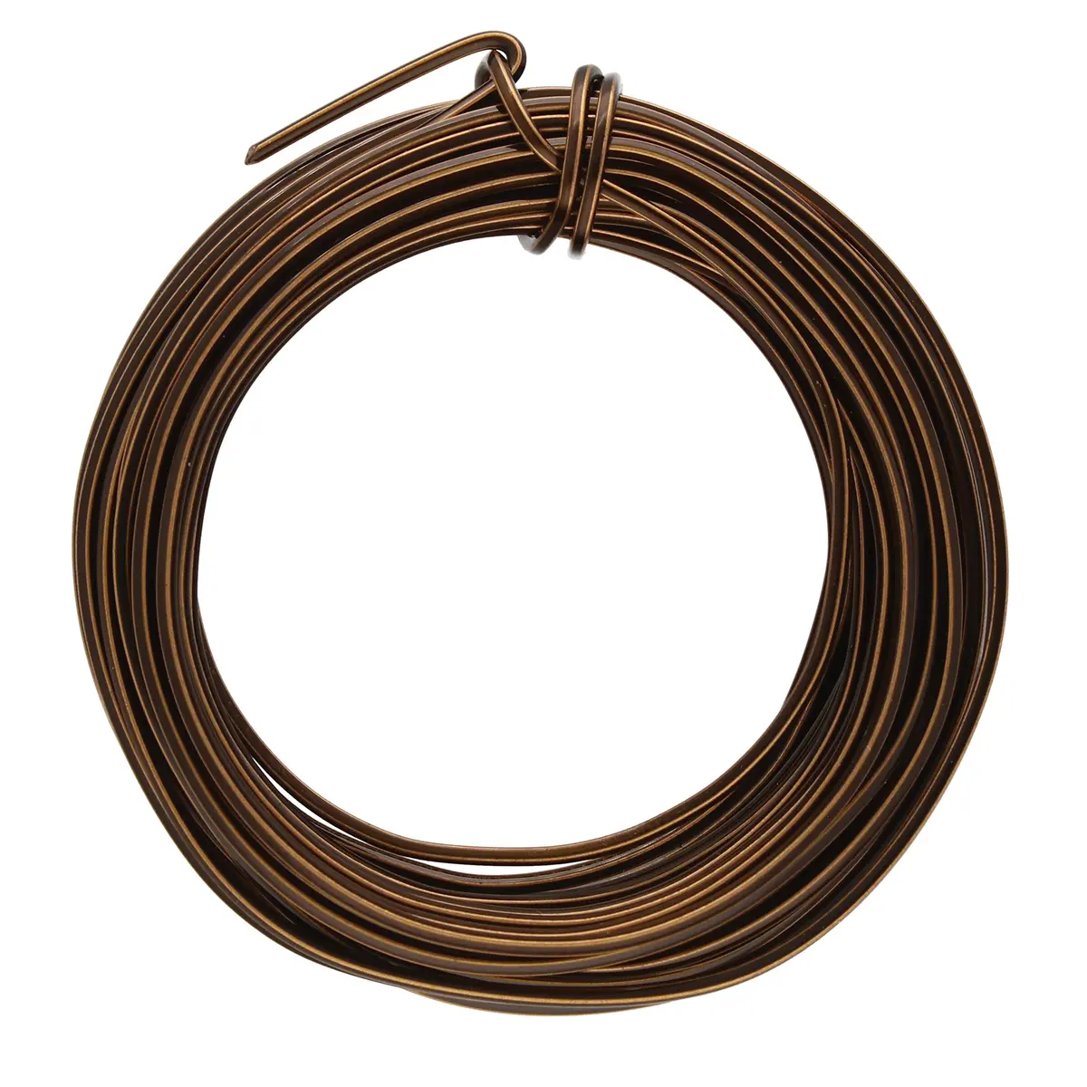 The Beadsmith Square Craft Wire - Soft Temper Beading Wire, Vintage Bronze Color, 21 Gauge (0.64mm) | Jewelry Making & DIY Crafts - main product image