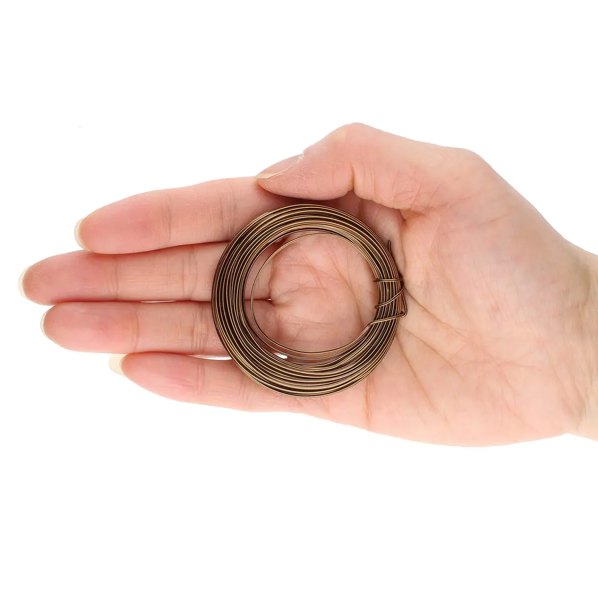 The Beadsmith Square Craft Wire - Soft Temper Beading Wire, Vintage Bronze Color, 21 Gauge (0.64mm) | Jewelry Making & DIY Crafts - view 3