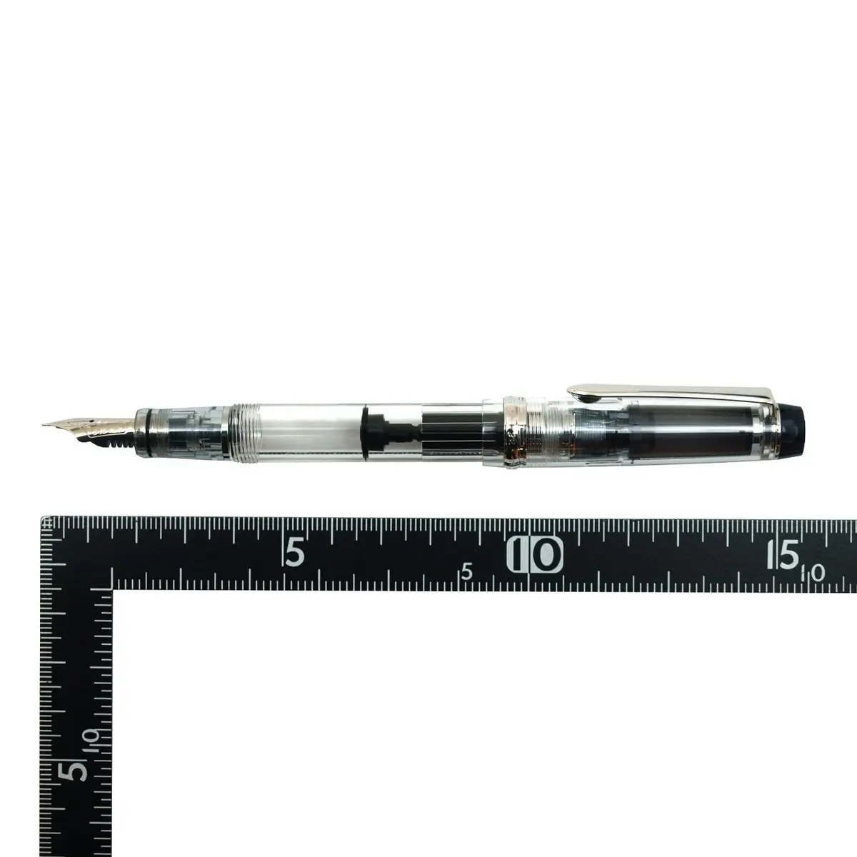 Pilot Fountain Pen Custom Heritage 92, Clear Body, FM-Nib | Fine Medium Nib, Resin Body, 1 Count - view 5