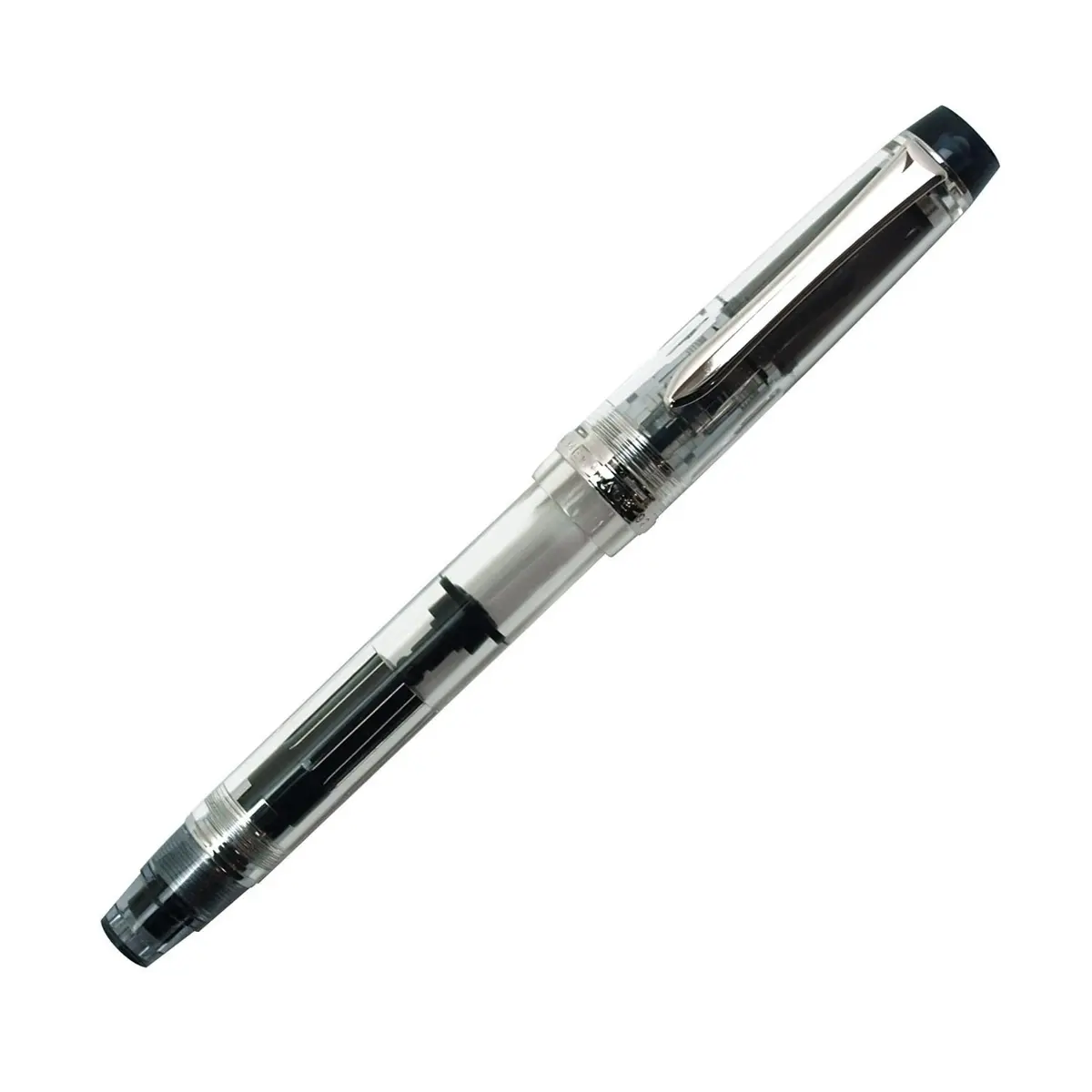Pilot Fountain Pen Custom Heritage 92, Clear Body, FM-Nib | Fine Medium Nib, Resin Body, 1 Count - view 2