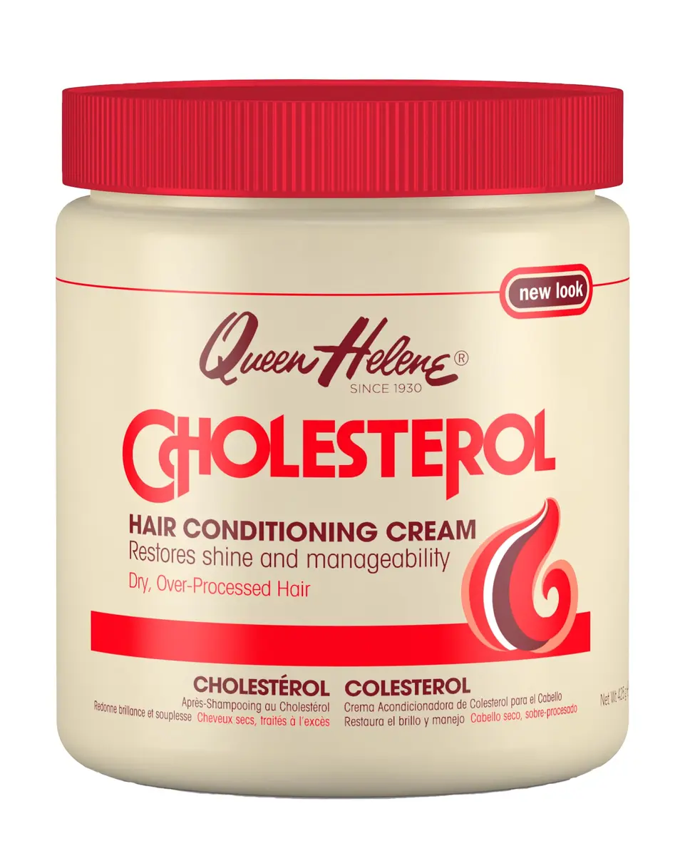 Queen Helene Cholesterol Hair Conditioning Cream 443ml (15.2 oz) | Deep Repair for Dry, Damaged Hair - main product image