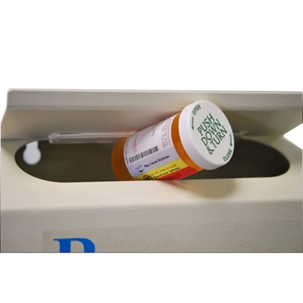 Protex RX-164 Prescription Drugs Drop Box Beige | Secure Indoor Medication Drop Box - view 4