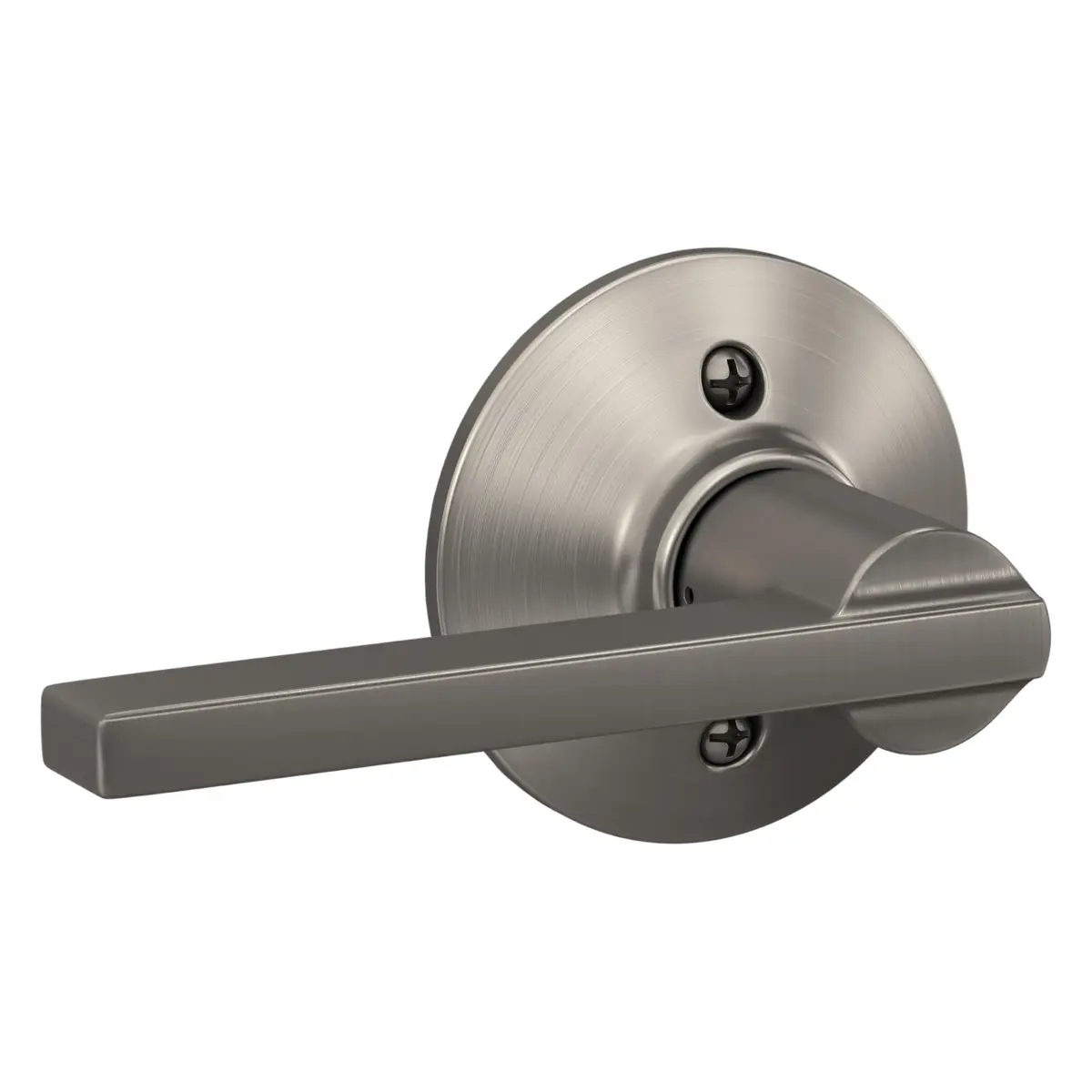 SCHLAGE Latitude Dummy Door Handle, Satin Nickel (Zinc) | Reversible, Decorative Pull - main product image