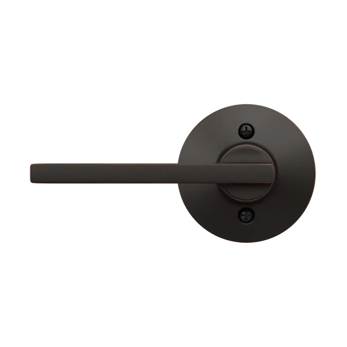 SCHLAGE Latitude Dummy Door Handle, Aged Bronze | Decorative Pull for Doors Without Latches - view 6