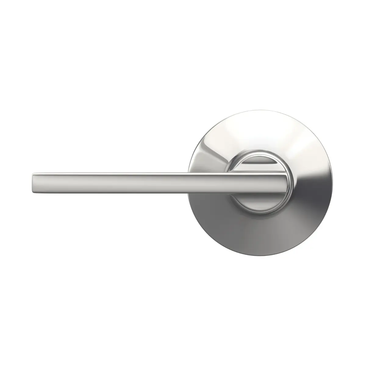 SCHLAGE Latitude Hall/Closet Passage Door Handle, Reversible, Bright Chrome (1-Pack) - view 6