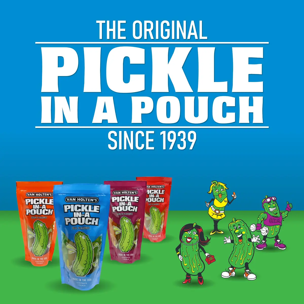 Van Holten's Big Papa Pickle-In-A-Pouch 7 oz (198 g) | Jumbo Dill Snack Pouch, Gluten-Free & Kosher - view 4