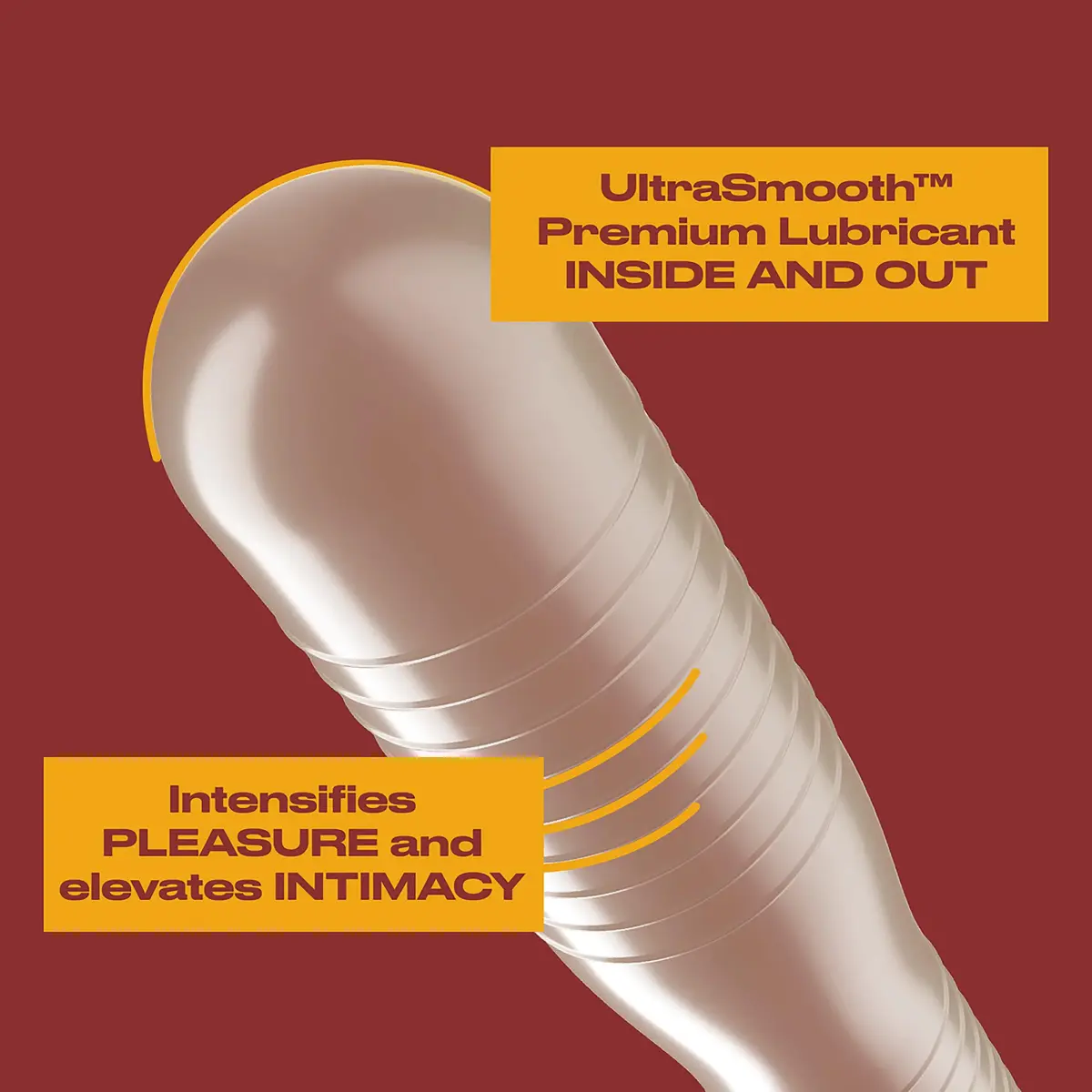 Trojan Ultra Ribbed Ecstasy Lubricated Condoms 26 Count | Dual Lubricant for Enhanced Sensation - view 4