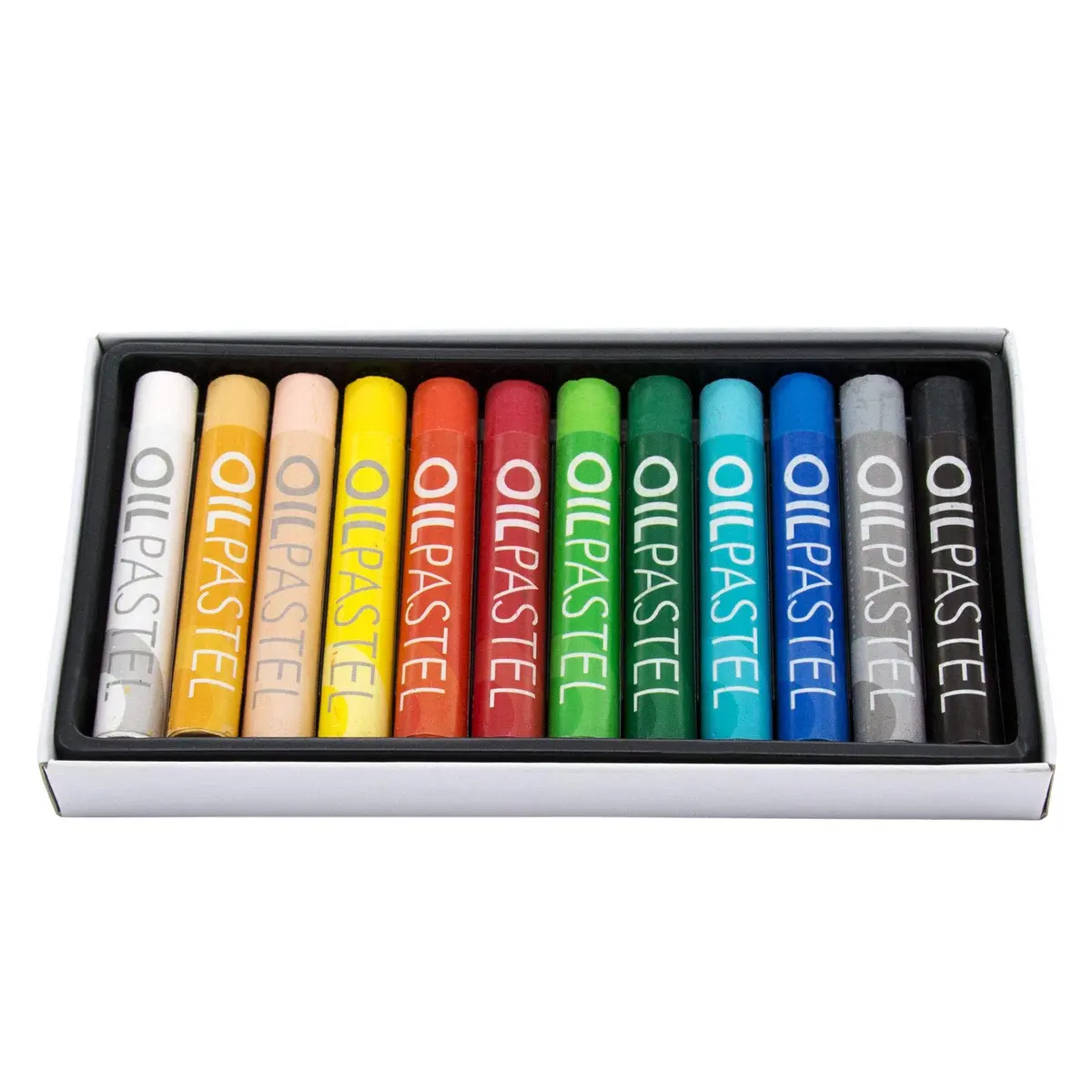 MUNGYO Gallery Oil Pastels Cardboard Box Set of 12 Assorted Colors | Vibrant, Easy-to-Blend Art Supplies for Students - view 6