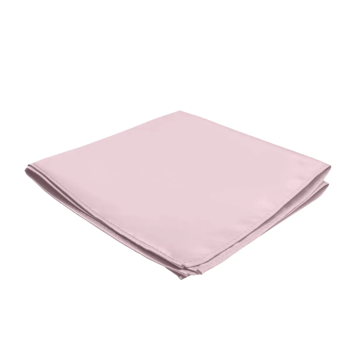 Jacob Alexander Men's Pocket Square Solid Color Handkerchief - Bridal | Satin Microfiber Finish, 12" x 12" - view 3