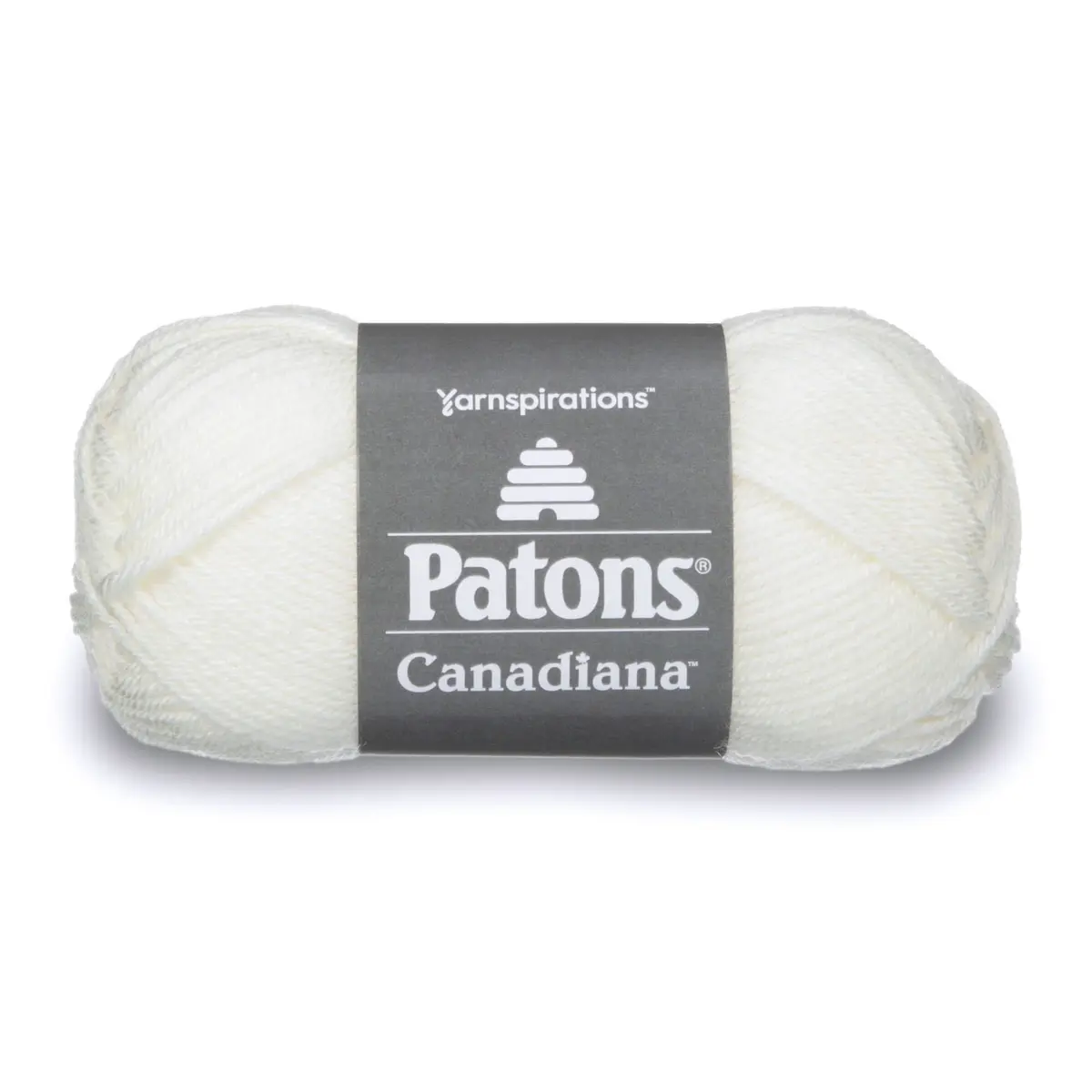 Patons Canadiana Yarn - Solids, Winter White | Super Soft Acrylic for Knitting & Crochet - main product image