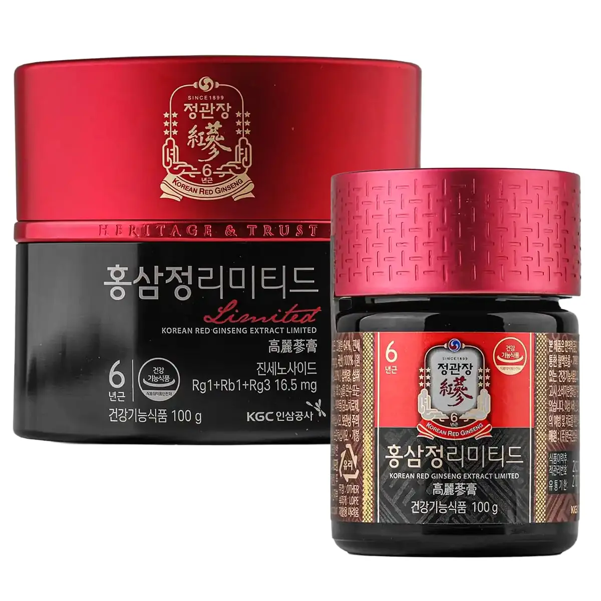 JUNG KWAN JANG Korean Red Ginseng Extract 100g Jar | Energy & Immunity Support, Vegan Friendly - main product image