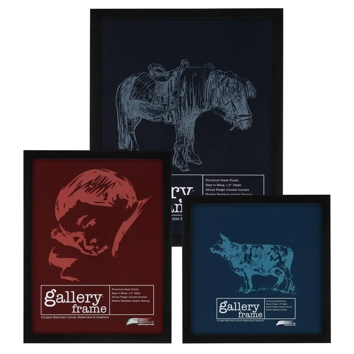 Ambiance Framing Wood Picture Frame 6"x6" | Deep, Shatter-Resistant Acrylic & MDF Backing - view 7