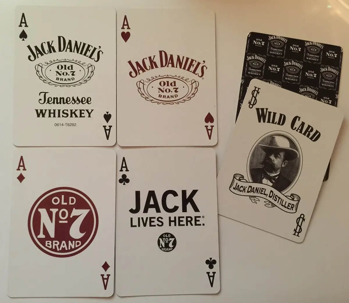 Gift Item Jack Daniel's Bicycle Playing Cards Poker Size | Officially Licensed Vintage Artwork - view 2