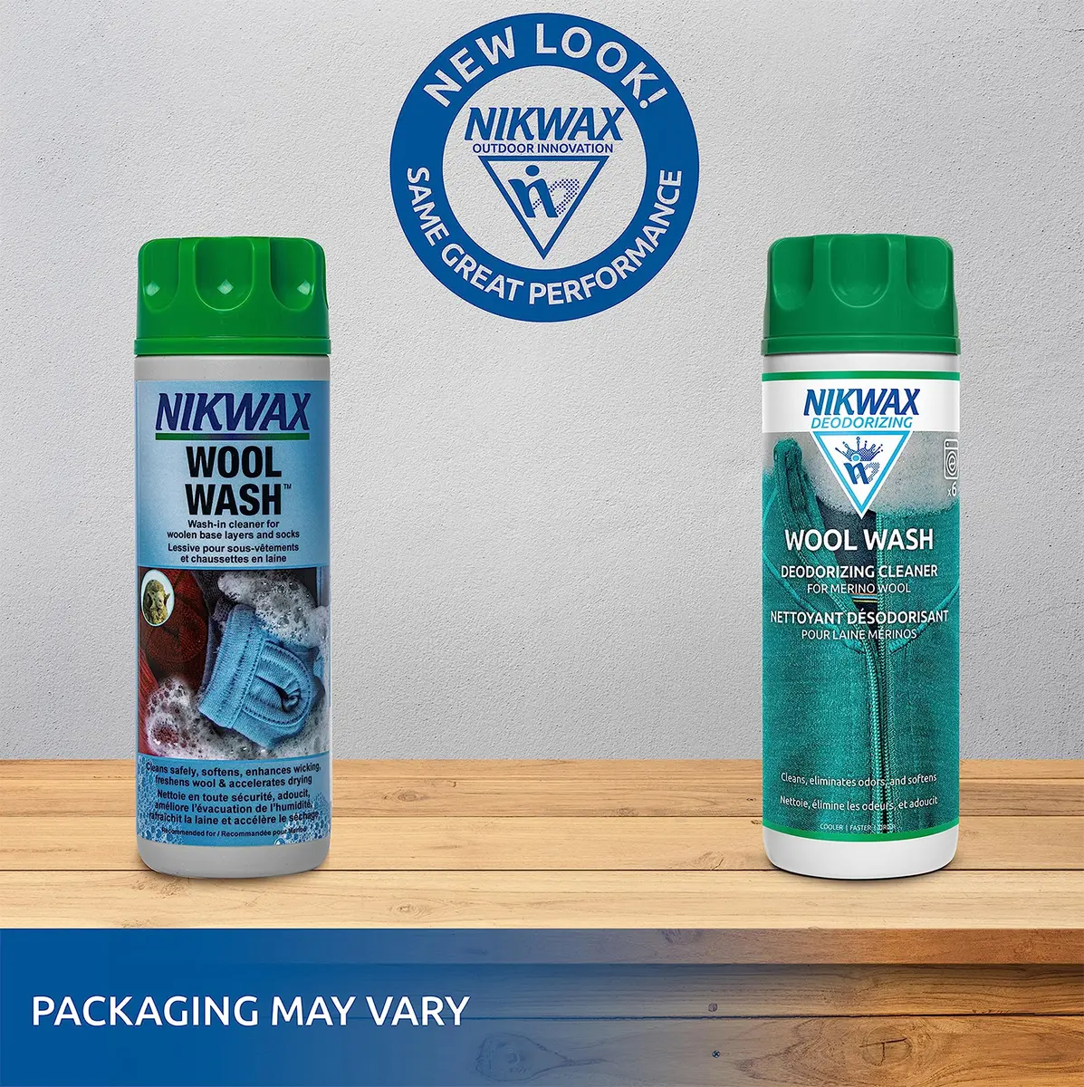 Nikwax Wool Wash 300ml | Deodorize & Safely Clean Merino Wool Base Layers - view 2