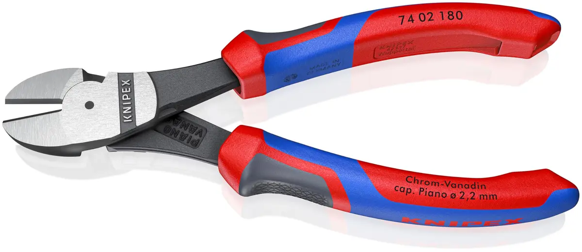 KNIPEX 74 02 180 Comfort Grip High Leverage Diagonal Cutters | Precision Wire Cutting (110 characters) - main product image