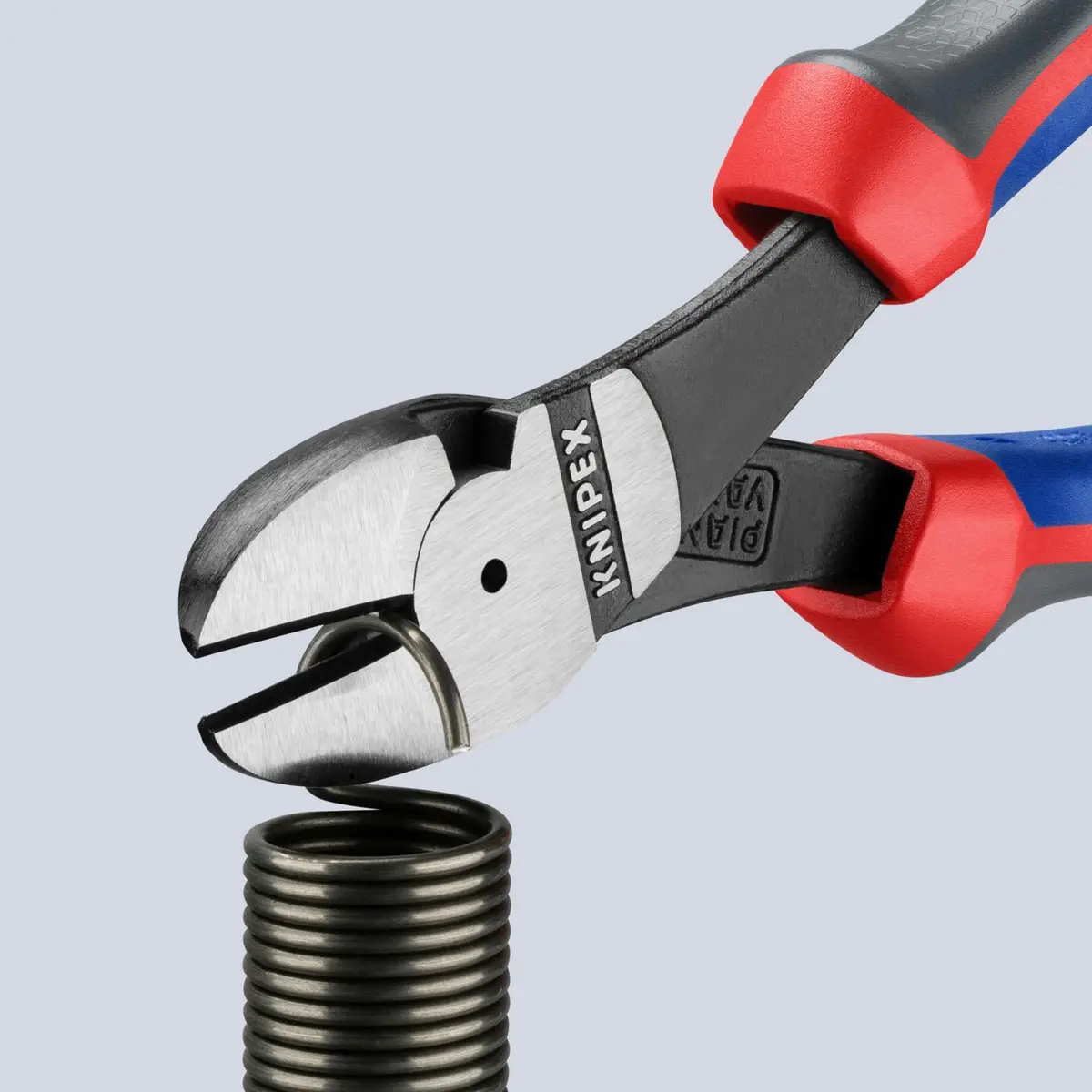 KNIPEX 74 02 180 Comfort Grip High Leverage Diagonal Cutters | Precision Wire Cutting (110 characters) - view 4