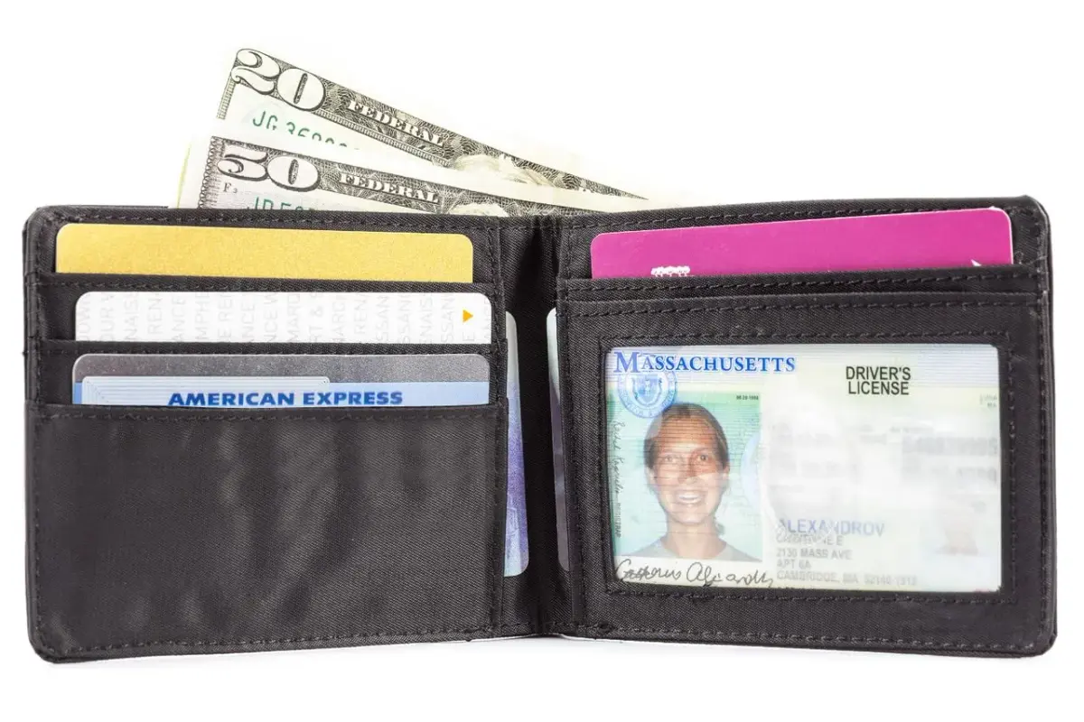 Big Skinny Men's Slimline Leather Bi-Fold Wallet | Holds Up to 25 Cards | 11.4 cm x 8.6 cm (4.5 x 3.38 Inches) - view 4