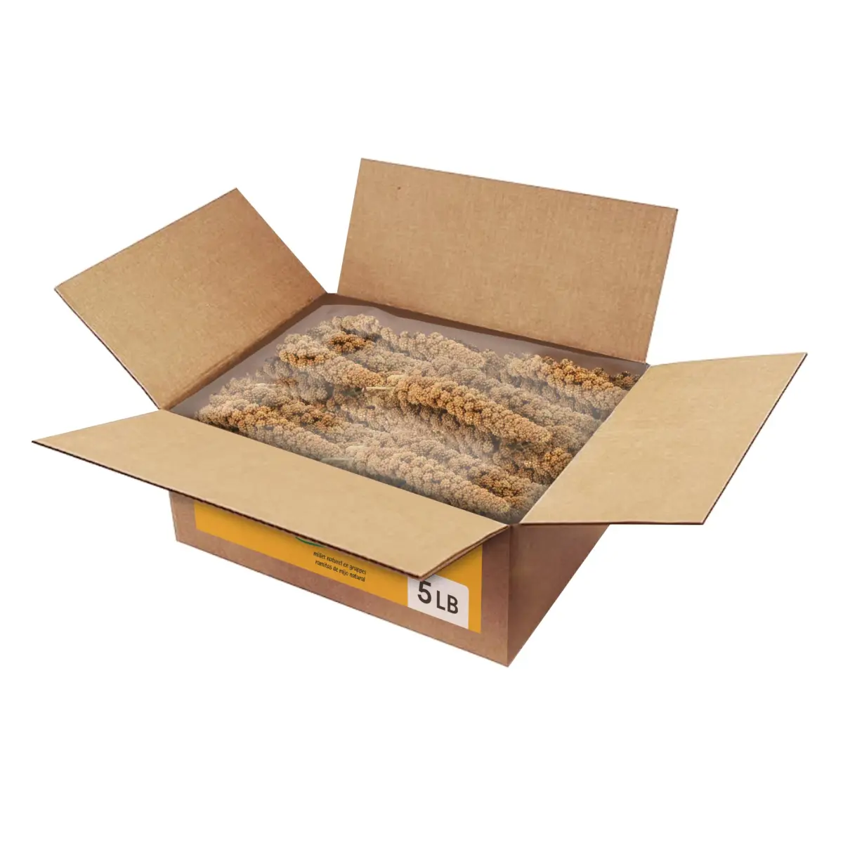 Kaytee Spray Millet 125 Count (5 lb) | Natural Bird Treat for Weaning and Playtime - view 5