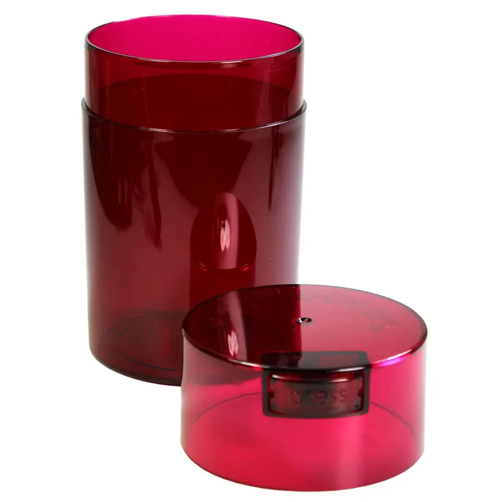 Tightpac Food Storage Container 6 oz | Vacuum Sealed Airtight Canister in Red Tint - view 2