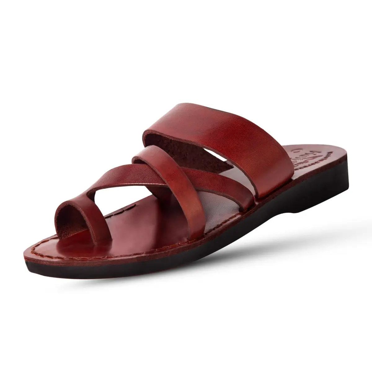 Holy Land Market Biblical Jesus Leather Sandals, Jerusalem, Shepherd Field II | Handmade in Jerusalem, Support & Modesty (120 chars) - main product image