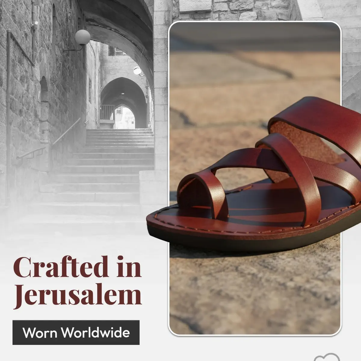 Holy Land Market Biblical Jesus Leather Sandals, Jerusalem, Shepherd Field II | Handmade in Jerusalem, Support & Modesty (120 chars) - view 6