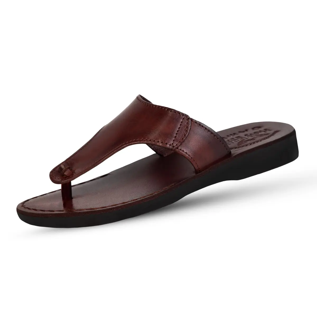 Holy Land Market Jerusalem Style IV Leather Biblical Sandals 14-14.5 Women / 11-11.5 Men | Classic Jerusalem Design - main product image