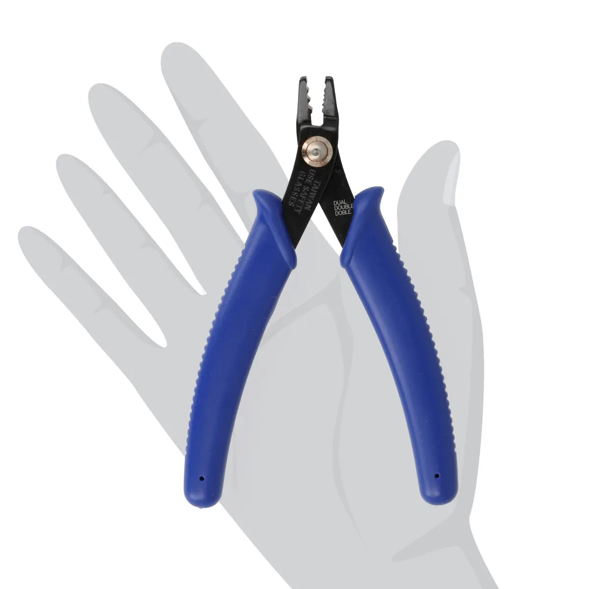 The Beadsmith Double Notch Crimper - 5” (127mm) Jewelry Tool for Perfect Crimps, Comfortable Handles - view 2