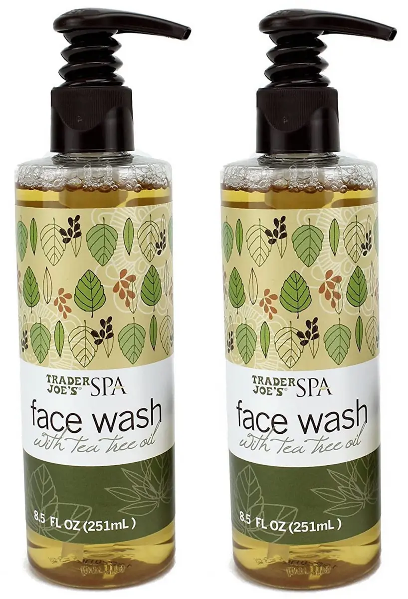 Trader Joe's Spa Face Wash with Tea Tree Oil 17 fl oz | Rejuvenating, Gentle & Refreshing - main product image