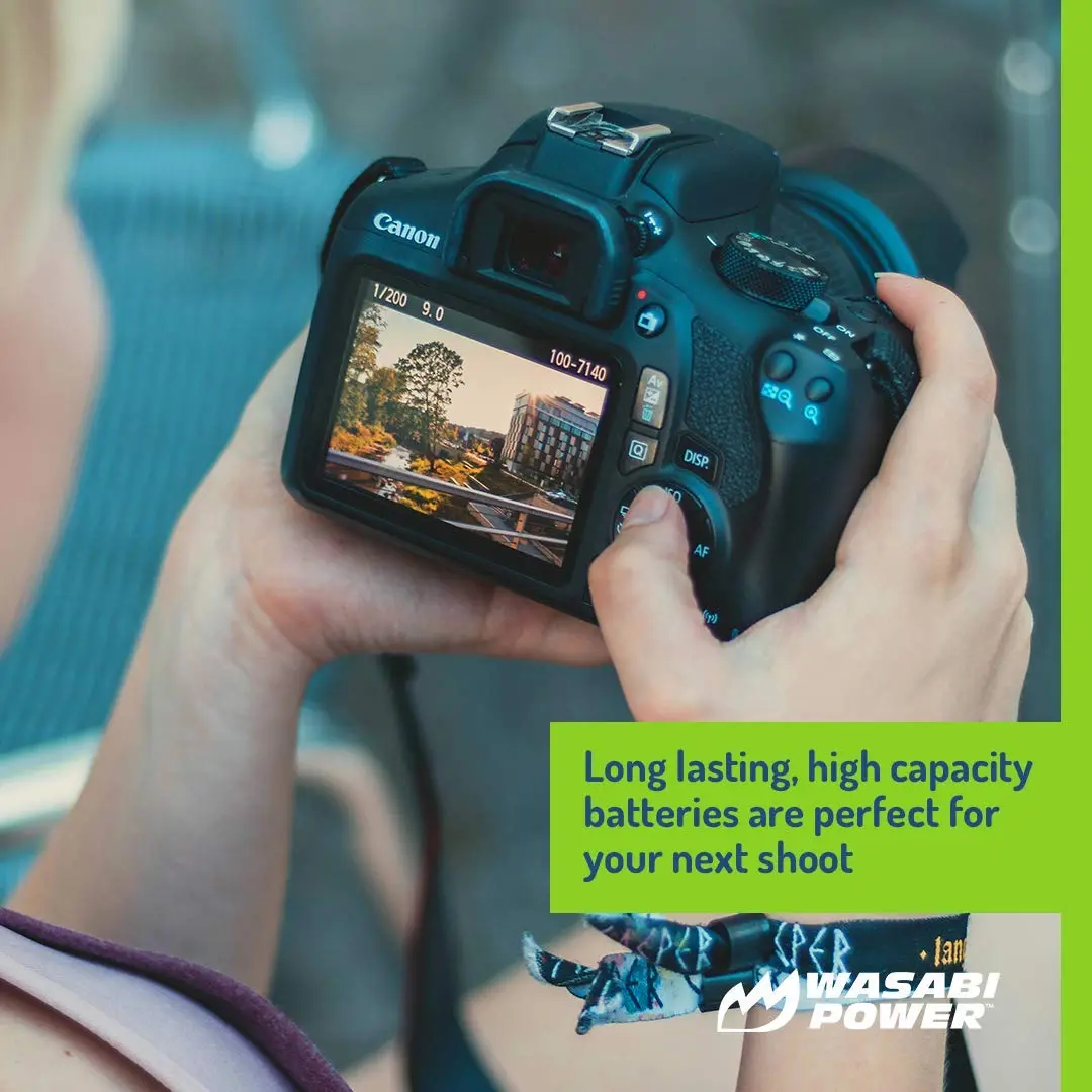 Wasabi Power LP-E6, LP-E6N Battery (2-Pack) & Charger for Canon EOS 5D Series | 7.2V 2600mAh - view 8