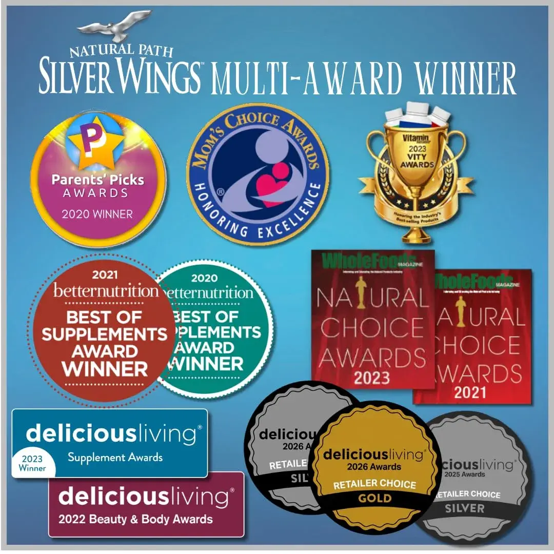 Natural Path Silver Wings Colloidal Silver 500 PPM (236ml / 8 Fl Oz) - view 5