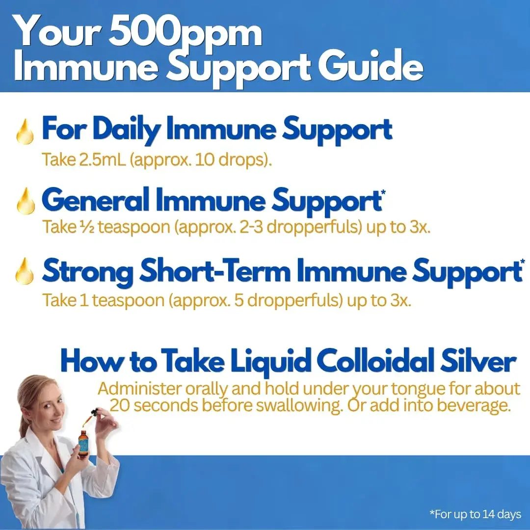 Natural Path Silver Wings Colloidal Silver 500 PPM (236ml / 8 Fl Oz) - view 7