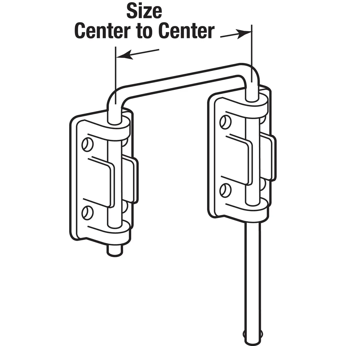 Prime-Line Patio Sliding Door Loop Lock, Child Safety & Security, Chrome | Reinforces Existing Hardware (120 chars) - view 6