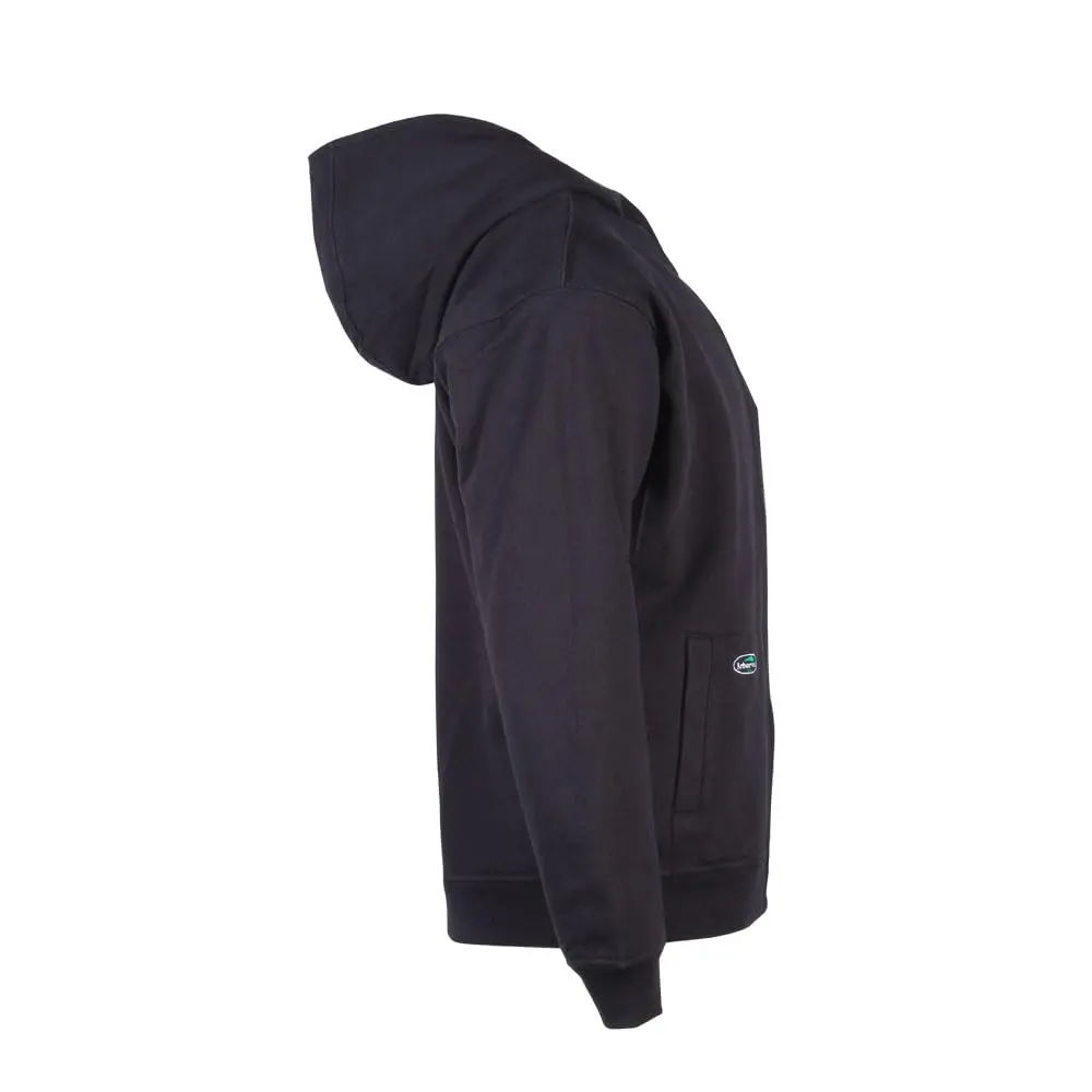 Arborwear Double-Thick Full Zip Hoodie for Men, Navy - Small | Heavyweight Cotton Fleece for Warmth & Mobility - view 3
