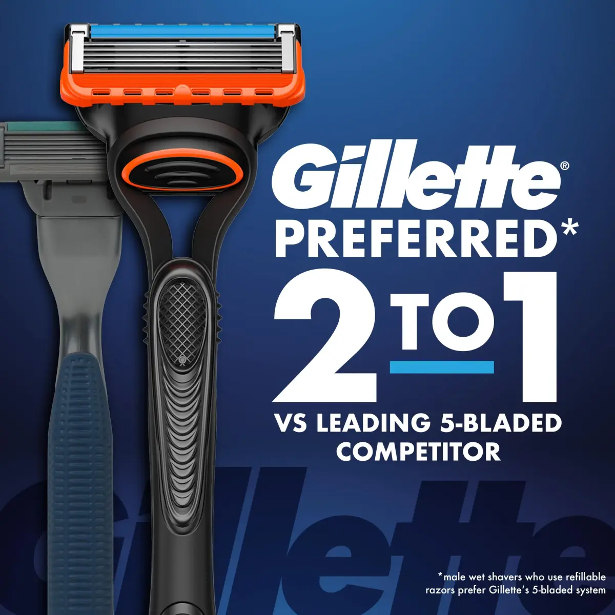 Gillette Fusion5 Power Razor Blade Refills for Men, 8 Count | 5-Blade Technology for Smooth Shaves - view 2