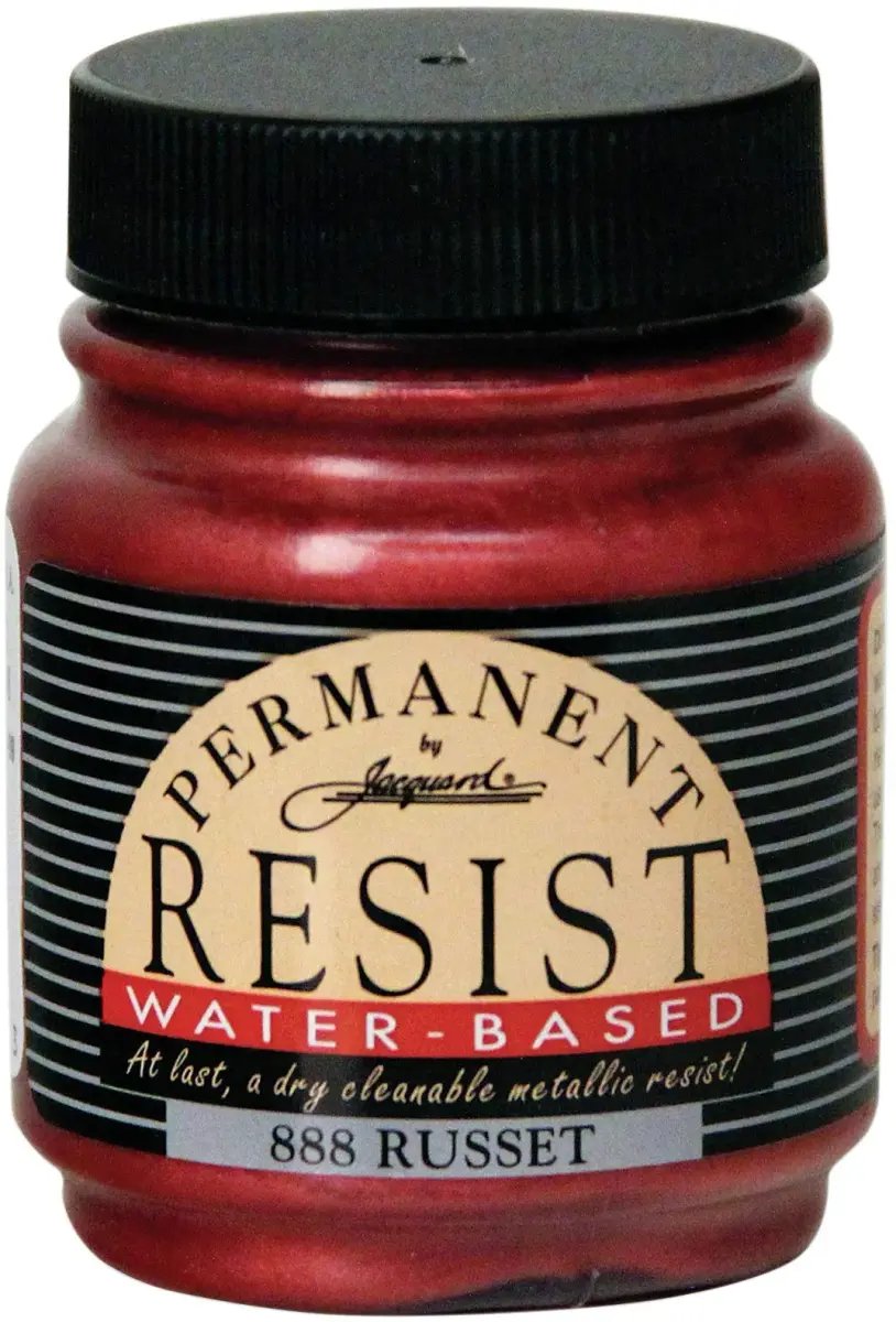 Jacquard Permanent Water-Based Resist Russet 66.54ml (2.25 Oz) | Holds Fine Crisp Lines for Screen Printing & Fabric Art - main product image