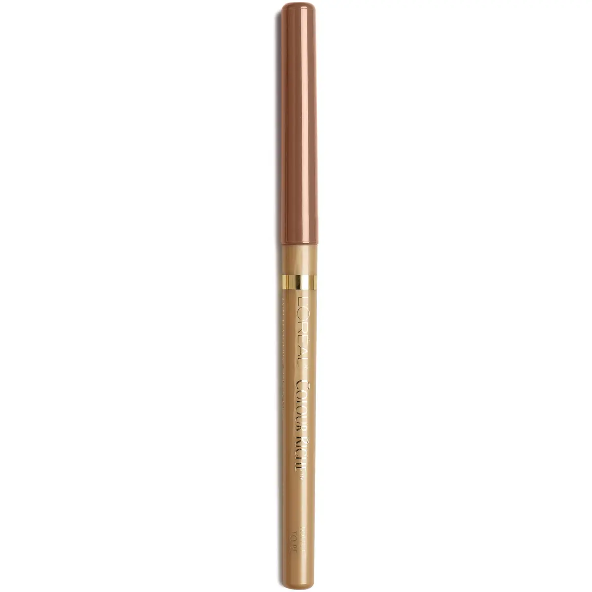 L'Oreal Paris Colour Riche Lip Liner Pencil, Creamy Lip Contour with Omega 3 & Vitamin E, Toffee To Be (Deep Brown) | Supports Bold Lips - main product image
