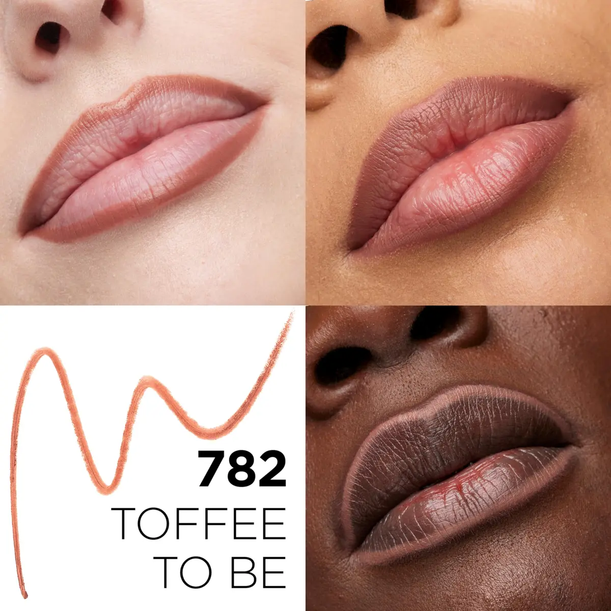 L'Oreal Paris Colour Riche Lip Liner Pencil, Creamy Lip Contour with Omega 3 & Vitamin E, Toffee To Be (Deep Brown) | Supports Bold Lips - view 2