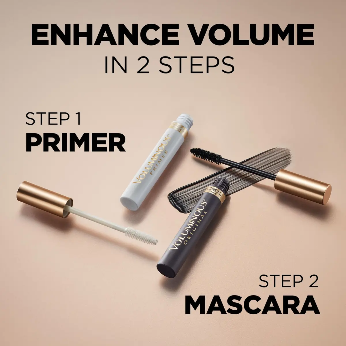 L'Oreal Paris Voluminous Original Mascara, Carbon Black, 7.7ml (0.26 fl. oz.) | Builds Lashes Up to 5x Fuller - view 6