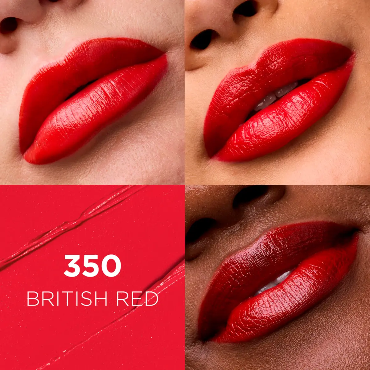 L'Oreal Paris Colour Riche Lipstick British Red | Satin Finish, Hydrating with Argan Oil & Vitamin E - view 2
