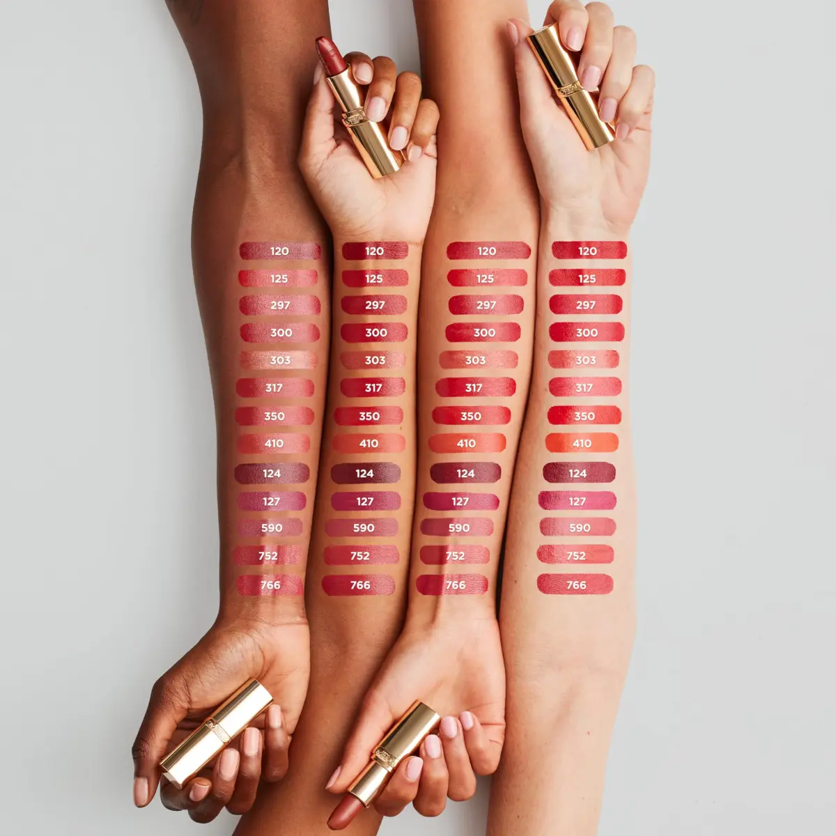 L'Oreal Paris Colour Riche Lipstick British Red | Satin Finish, Hydrating with Argan Oil & Vitamin E - view 3