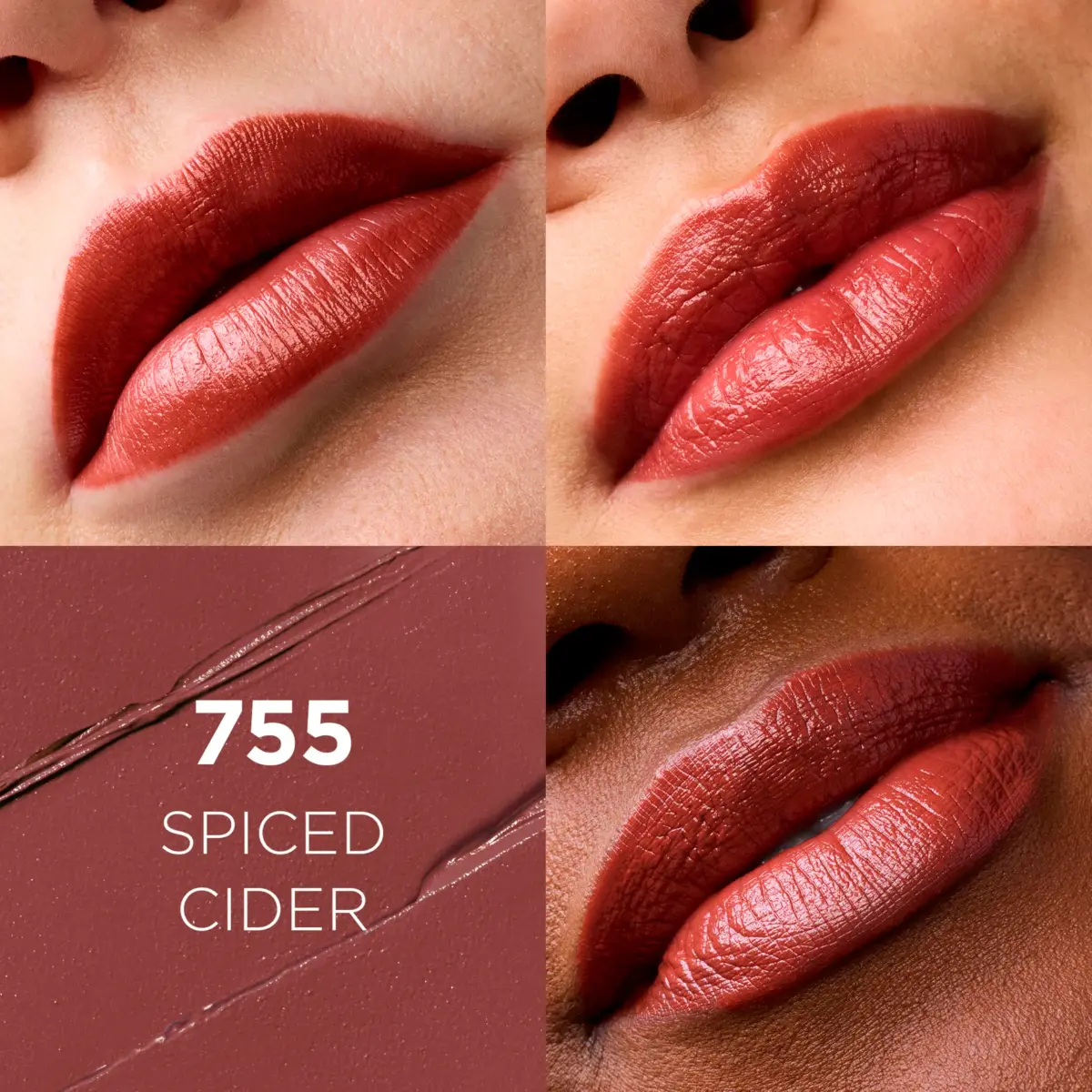 L'Oreal Paris Colour Riche Lipstick, 755 Spiced Cider, 3.69g (0.13 Oz) | Creamy Hydrating Satin Finish - view 2
