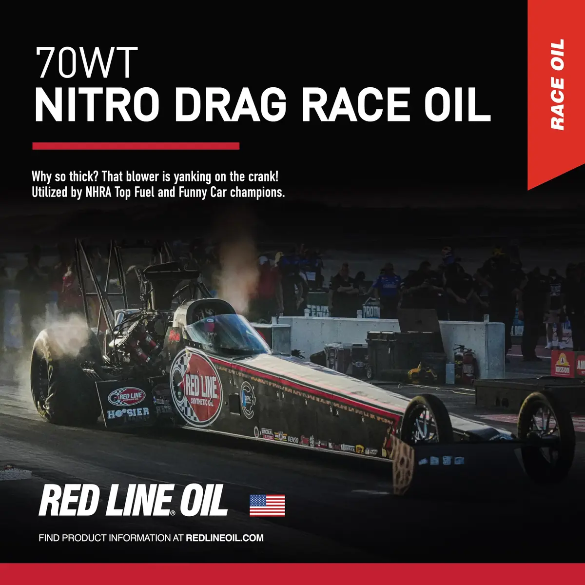 Red Line 10705 70WT Nitro Drag Race Oil Synthetic Gallon | High-Performance Racing Oil - view 2