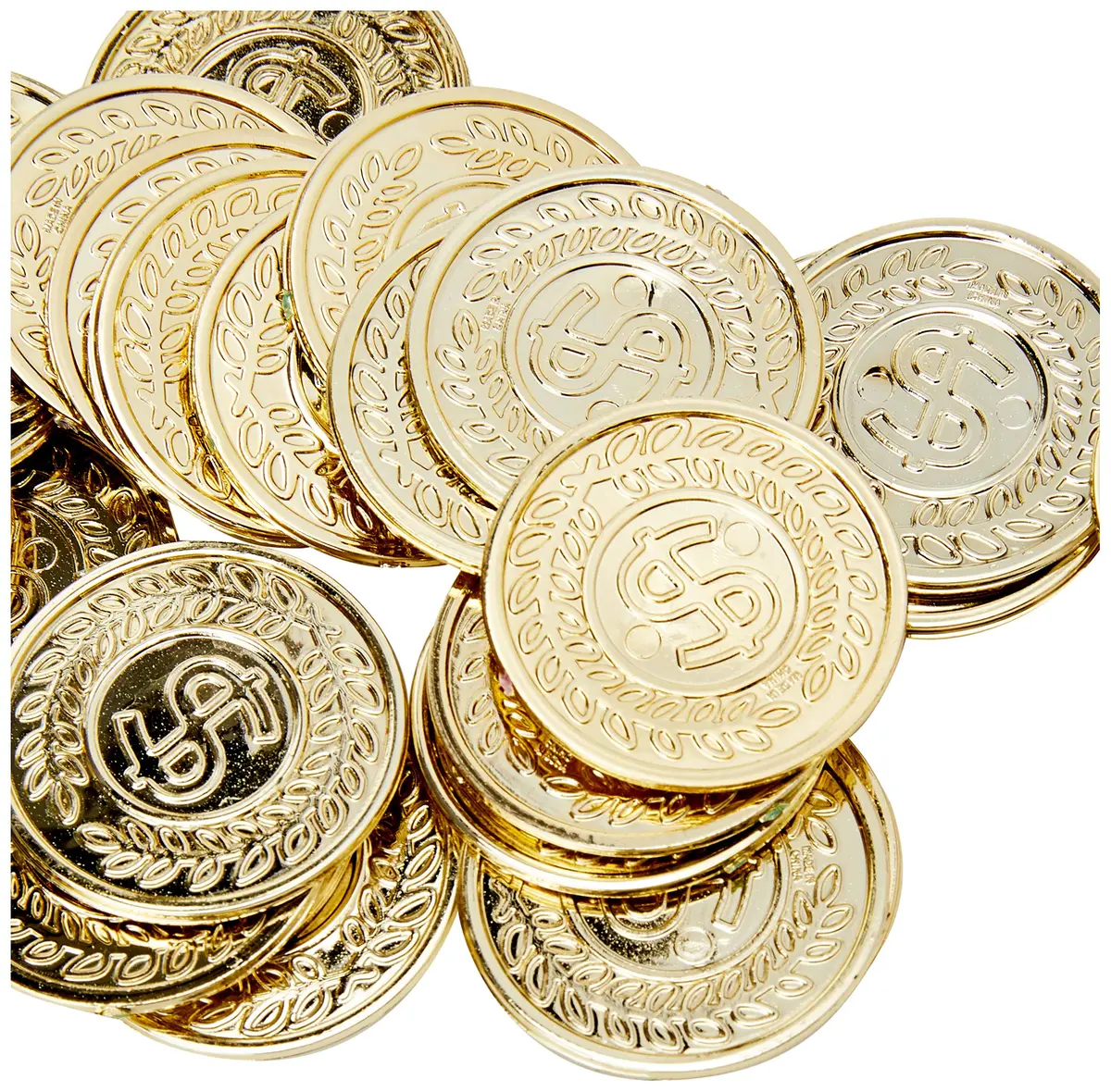 Amscan Eye-Catching Casino Gold Coins 7.50" x 5.62" | Premium Durable Design for Gaming & Gifts - view 2