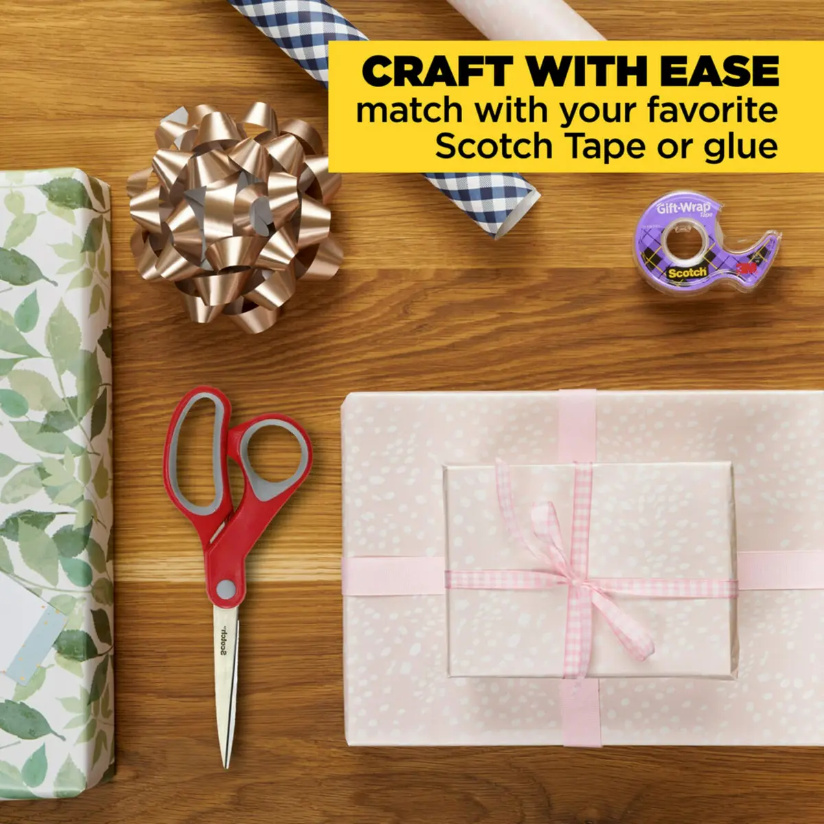 Scotch Multi-Purpose Stainless Steel Scissors, 8" (20 cm) - 2 Pairs | All-Purpose Craft & Office Cutting - view 9