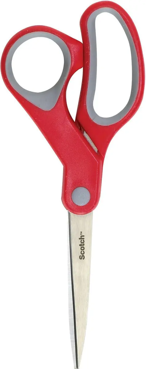 Scotch Multi-Purpose Stainless Steel Scissors, 8" (20 cm) - 2 Pairs | All-Purpose Craft & Office Cutting - view 2
