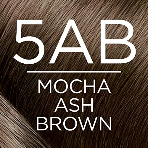 L'Oreal Paris Excellence Crème Permanent Hair Dye 5AB Mocha Ash Brown | Triple Care Color with Hyaluronic Acid - main product image