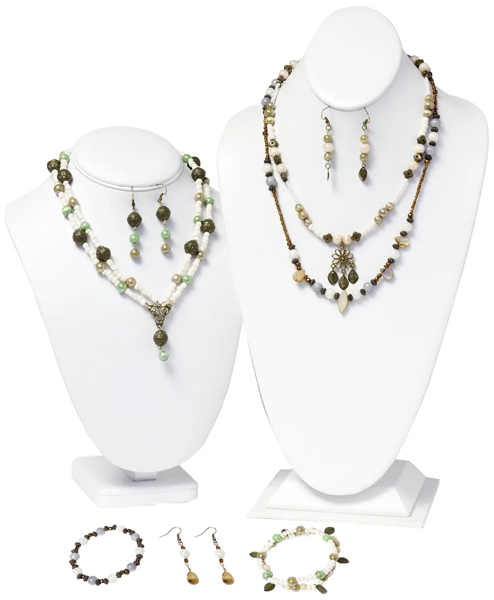 Cousin Jewelry Basics JB34706-006 Class in a Box Kit, Naturals Glass | Jewelry Making Kit for Beginners - main product image