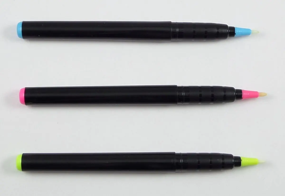 DIRECTGLOW LLC Invisible UV Blacklight Ink Marker Set - Blue, Red, Yellow (3 Count) - view 3