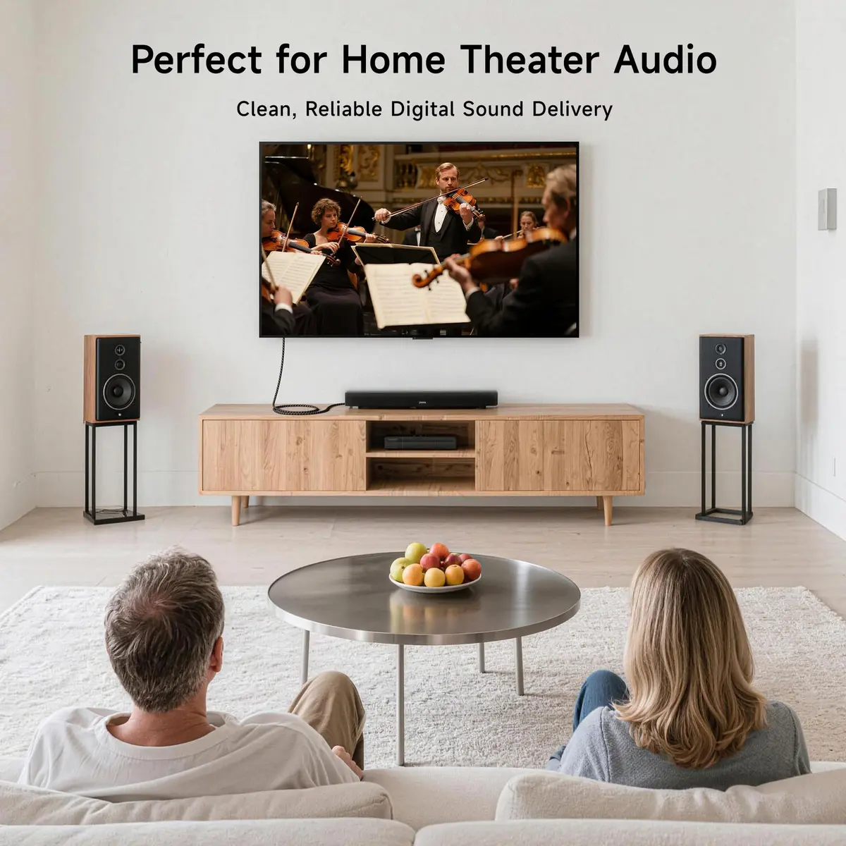 Cable Matters Premium Short Optical Audio Cable, Toslink Cable, 3ft | High-Fidelity Digital Connection - view 6